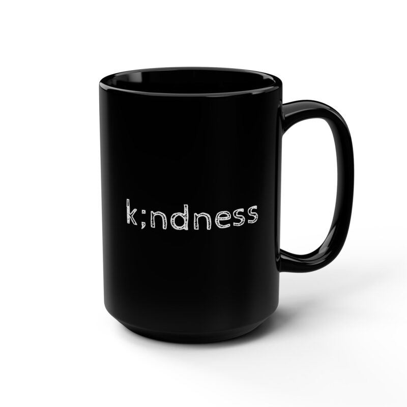 Kindness Black Mug